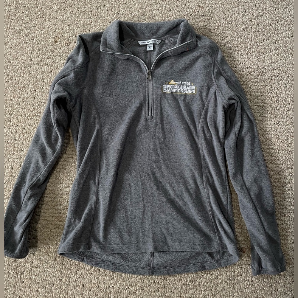 Grey Quarter Zip From NYSPHSAA State Competitive Cheerleading Championships